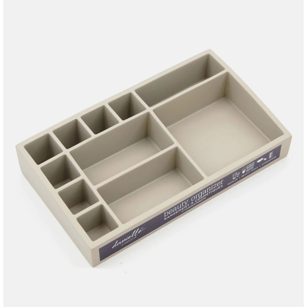 Grey Cosmetic Beauty Organizer Heavy Duty by Danielle Creations
